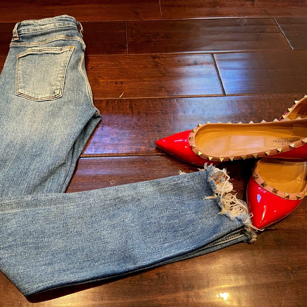 TORN VINTAGE HI-RISE SKINNYJEANS|ZARA